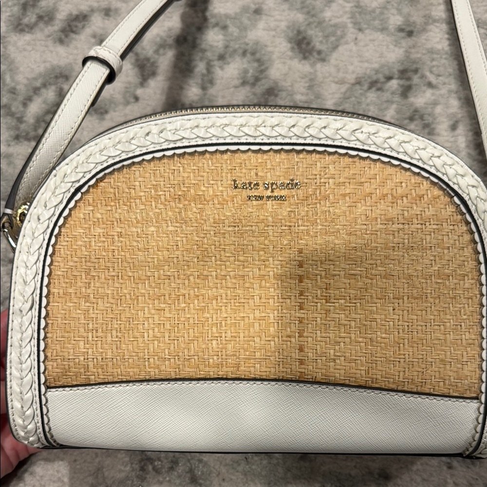 Kate Spade White and Tan Women's Bag